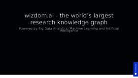 What Wizdom.ai website looked like in 2017 (6 years ago)
