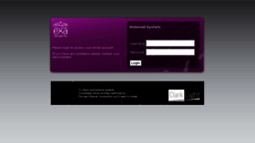 What Webmail.exa-networks.co.uk website looked like in 2017 (6 years ago)