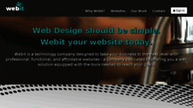 What Webit.com website looked like in 2017 (6 years ago)