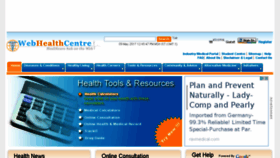 What Webhealthcentre.com website looked like in 2017 (6 years ago)