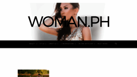 What Woman.ph website looked like in 2017 (6 years ago)