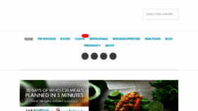 What Whole30.com website looked like in 2017 (6 years ago)