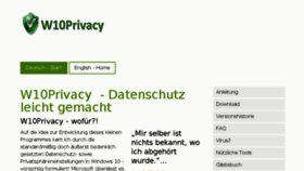 What Winprivacy.de website looked like in 2017 (7 years ago)