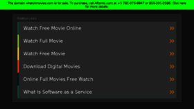 What Whatchmovies.com website looked like in 2017 (6 years ago)