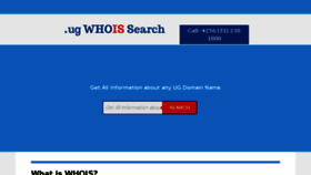 What Whois.co.ug website looked like in 2017 (6 years ago)
