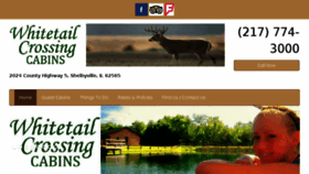 What Whitetailcrossingcabinvillage.com website looked like in 2017 (6 years ago)
