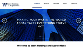 What Westholdingsgroup.com website looked like in 2017 (6 years ago)