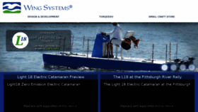 What Wingsystems.com website looked like in 2017 (6 years ago)