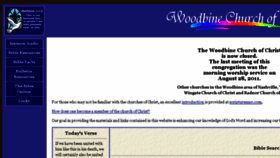 What Woodbinecc.org website looked like in 2017 (6 years ago)