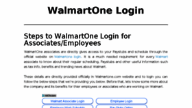 What Walmartonelogin.biz website looked like in 2017 (6 years ago)