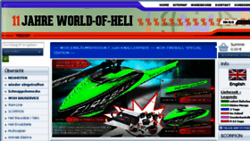 What World-of-heli.de website looked like in 2017 (6 years ago)