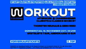 What Workout-cologne.de website looked like in 2017 (6 years ago)