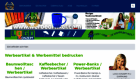 What Werbeartikel.com website looked like in 2017 (6 years ago)