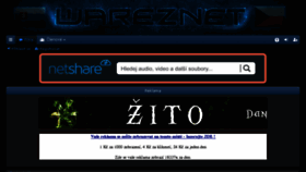 What Wareznet.cz website looked like in 2017 (6 years ago)