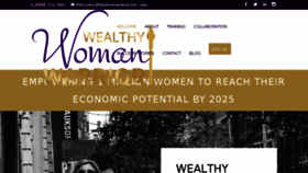 What Wealthywomanwarrior.com website looked like in 2017 (6 years ago)