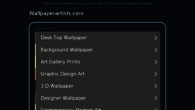 What Wallpaperartists.com website looked like in 2017 (6 years ago)
