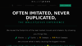 What Wallstjesus.com website looked like in 2017 (6 years ago)
