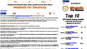 What Windmills-for-electricity-plans.com website looked like in 2017 (6 years ago)