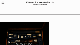 What Westleyrichards.com website looked like in 2017 (6 years ago)
