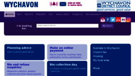 What Wychavon.gov.uk website looked like in 2017 (6 years ago)