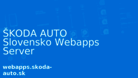 What Webapps.skoda-auto.sk website looked like in 2017 (6 years ago)