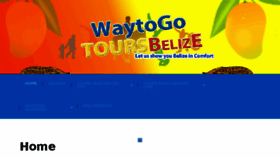 What Waytogotoursbelize.com website looked like in 2017 (6 years ago)