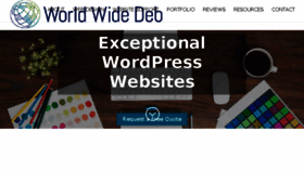 What Worldwidedeb.com website looked like in 2017 (6 years ago)