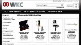 What Wkc-shop.de website looked like in 2017 (6 years ago)
