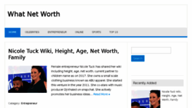 What Whatnetworth.com website looked like in 2017 (6 years ago)
