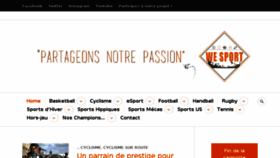 What Wesportfr.com website looked like in 2017 (6 years ago)