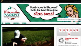 What Wisconsinparent.com website looked like in 2017 (6 years ago)