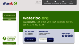 What Waterloo.org website looked like in 2017 (6 years ago)