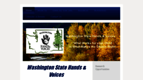 What Wahandsandvoices.org website looked like in 2017 (6 years ago)