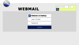 What Webmail.kontent.com website looked like in 2017 (6 years ago)