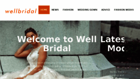 What Wellbridal.com website looked like in 2017 (6 years ago)