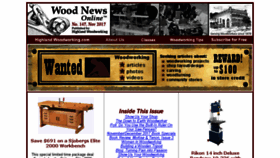 What Woodnewsonline.com website looked like in 2017 (6 years ago)