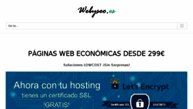 What Webyseo.es website looked like in 2017 (6 years ago)