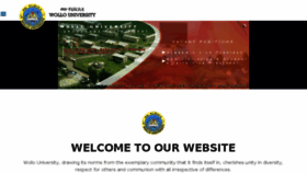 What Wu.edu.et website looked like in 2017 (6 years ago)