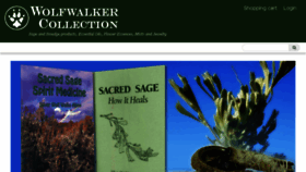 What Wolfwalkercollection.com website looked like in 2017 (6 years ago)