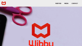 What Wibbu.com website looked like in 2017 (6 years ago)