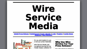 What Wireservice.ca website looked like in 2017 (6 years ago)