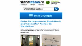 What Wandtattoos.de website looked like in 2017 (6 years ago)