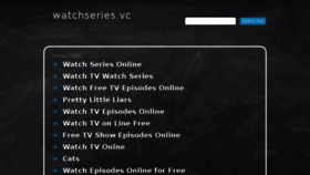 What Watchseries.vc website looked like in 2017 (6 years ago)