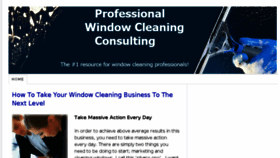 What Windowcleaningconsulting.com website looked like in 2017 (6 years ago)