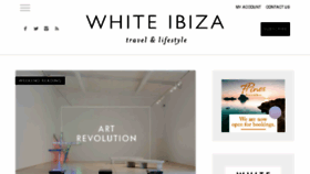 What White-ibiza.com website looked like in 2017 (6 years ago)