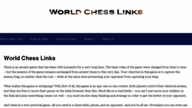 What Worldchesslinks.net website looked like in 2017 (6 years ago)