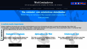 What Webcontadores.com website looked like in 2017 (7 years ago)