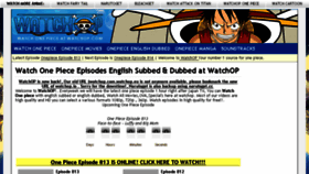 What Watchop.io website looked like in 2017 (6 years ago)