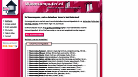 What Wooncomputer.nl website looked like in 2017 (6 years ago)