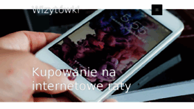 What Wizytowki-pieczatki.pl website looked like in 2017 (6 years ago)